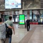 Кристалайт на станции метро 
