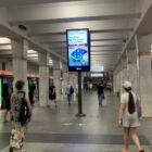 Кристалайт на станции метро 