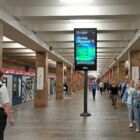 Кристалайт на станции метро 