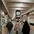 Кристалайт на станции метро 