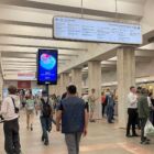 Кристалайт на станции метро 