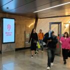 Кристалайт на станции метро 
