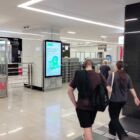 Кристалайт на станции метро 
