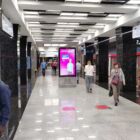 Кристалайт на станции метро 