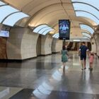 Кристалайт на станции метро 