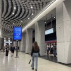 Кристалайт на станции метро 
