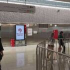 Кристалайт на станции метро 