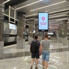 Кристалайт на станции метро 