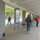Кристалайт на станции метро 