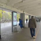 Кристалайт на станции метро 