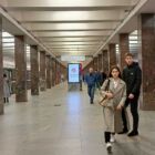 Кристалайт на станции метро 