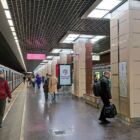 Кристалайт на станции метро 