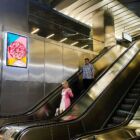 Кристалайт на станции метро 