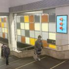 Кристалайт на станции метро 