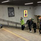 Кристалайт на станции метро 