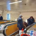 Кристалайт на станции метро 