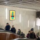 Кристалайт на станции метро 