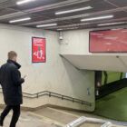 Кристалайт на станции метро 