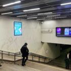 Кристалайт на станции метро 