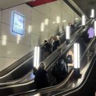 Кристалайт на станции метро 