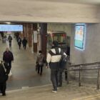 Кристалайт на станции метро 