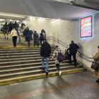 Кристалайт на станции метро 