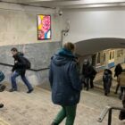 Кристалайт на станции метро 
