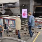 Кристалайт на станции метро 