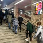 Кристалайт на станции метро 