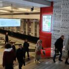 Кристалайт на станции метро 