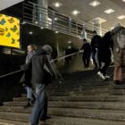 Кристалайт на станции метро 