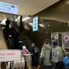 Кристалайт на станции метро 