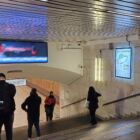 Кристалайт на станции метро 