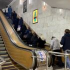 Кристалайт на станции метро 