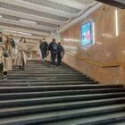 Кристалайт на станции метро 