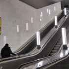 Кристалайт на станции метро 