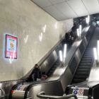 Кристалайт на станции метро 