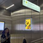 Кристалайт на станции метро 