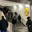 Кристалайт на станции метро 