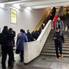 Кристалайт на станции метро 