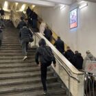 Кристалайт на станции метро 
