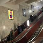 Кристалайт на станции метро 