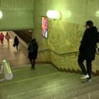 Кристалайт на станции метро 