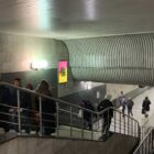 Кристалайт на станции метро 