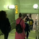 Кристалайт на станции метро 