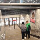 Кристалайт на станции метро 