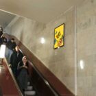 Кристалайт на станции метро 