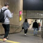 Кристалайт на станции метро 