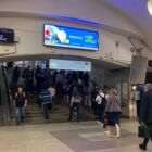 Кристалайт на станции метро 