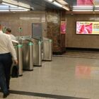 Кристалайт на станции метро 